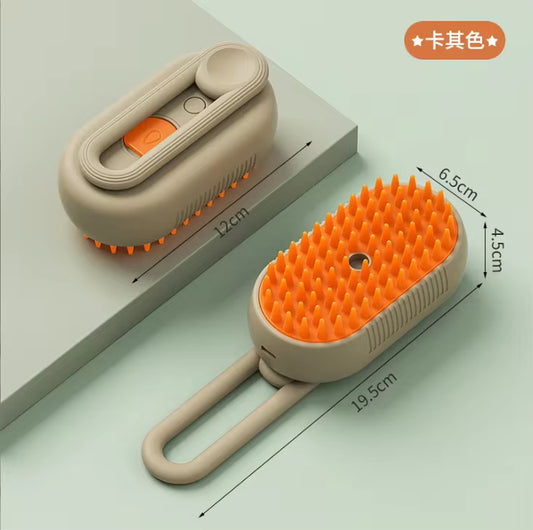 Electric Pet Spray Comb for Cats and Dogs - Hair Removal and Massage Brush